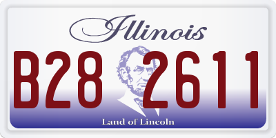 IL license plate B282611