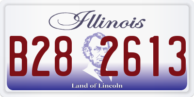 IL license plate B282613
