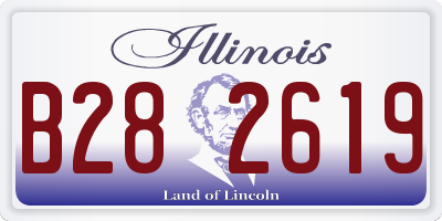 IL license plate B282619