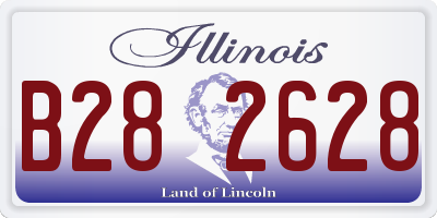 IL license plate B282628