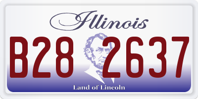 IL license plate B282637