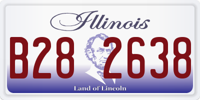 IL license plate B282638
