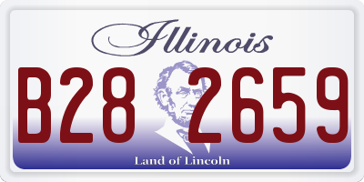 IL license plate B282659