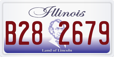 IL license plate B282679