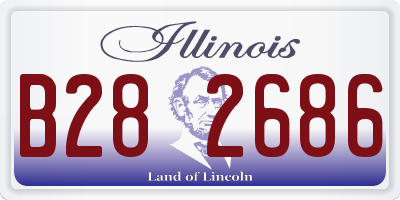 IL license plate B282686