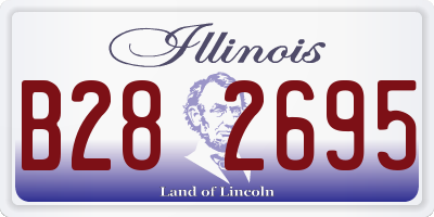 IL license plate B282695