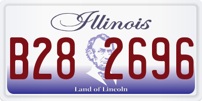 IL license plate B282696