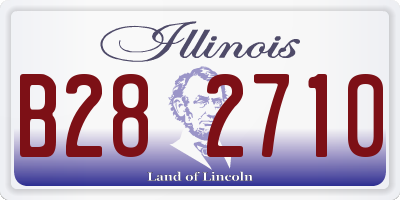 IL license plate B282710