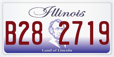 IL license plate B282719