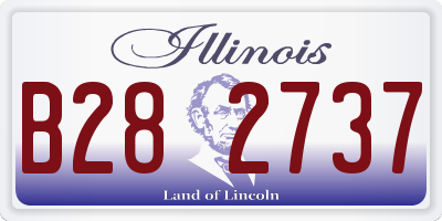 IL license plate B282737