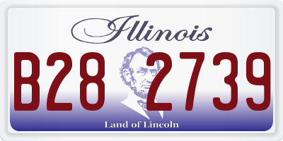 IL license plate B282739