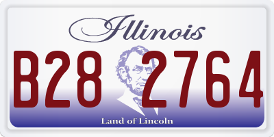 IL license plate B282764