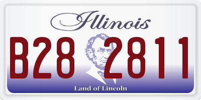 IL license plate B282811