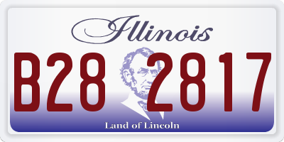 IL license plate B282817