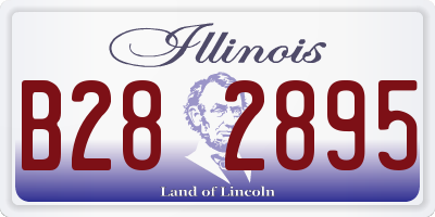 IL license plate B282895