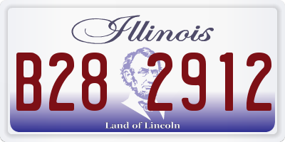 IL license plate B282912