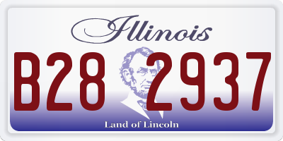 IL license plate B282937