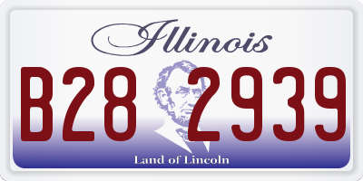 IL license plate B282939