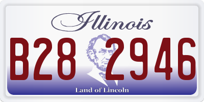 IL license plate B282946