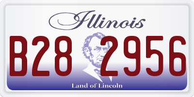 IL license plate B282956