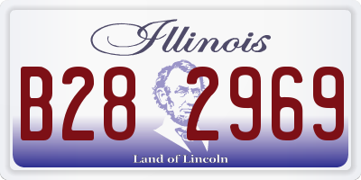 IL license plate B282969