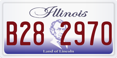 IL license plate B282970