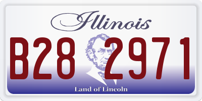 IL license plate B282971