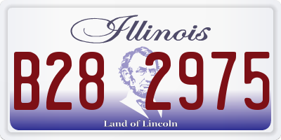 IL license plate B282975