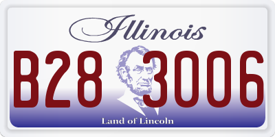 IL license plate B283006