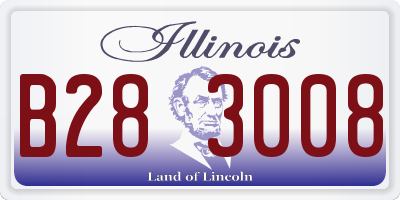 IL license plate B283008