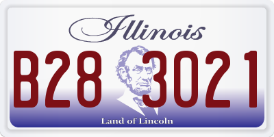 IL license plate B283021