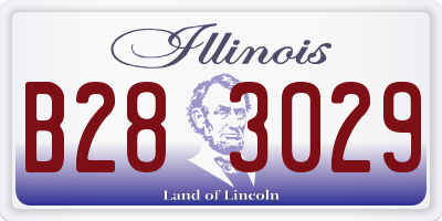 IL license plate B283029