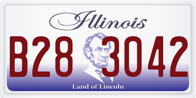 IL license plate B283042