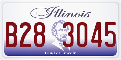 IL license plate B283045