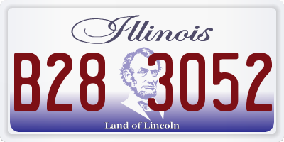 IL license plate B283052