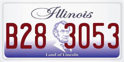 IL license plate B283053