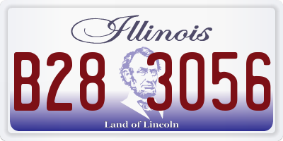 IL license plate B283056