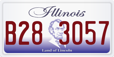 IL license plate B283057