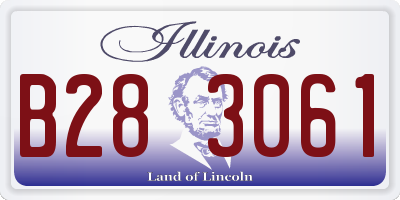 IL license plate B283061