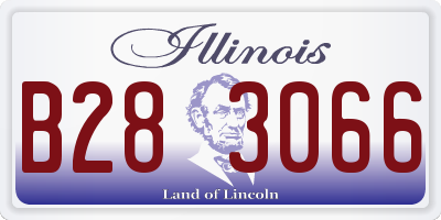 IL license plate B283066