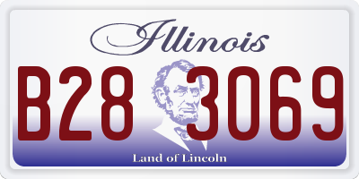 IL license plate B283069