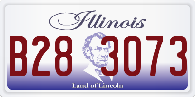 IL license plate B283073