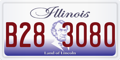 IL license plate B283080