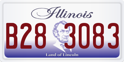 IL license plate B283083