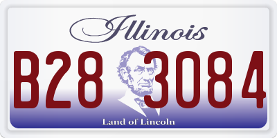 IL license plate B283084