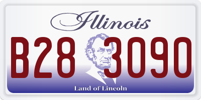 IL license plate B283090