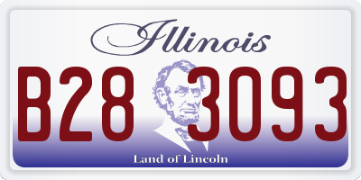 IL license plate B283093
