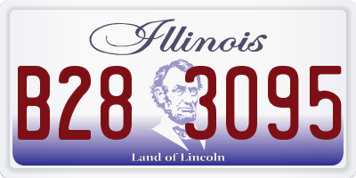 IL license plate B283095