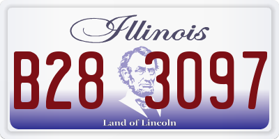 IL license plate B283097