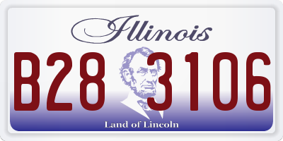 IL license plate B283106